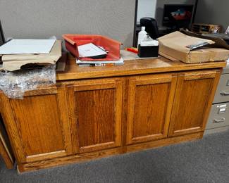 Solid Ok cabinets 6 ft $75