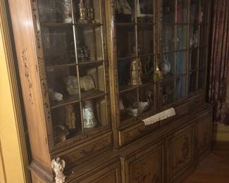 Vintage Breakfront China Cabinet