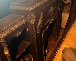 Ornate Wooden Mantel