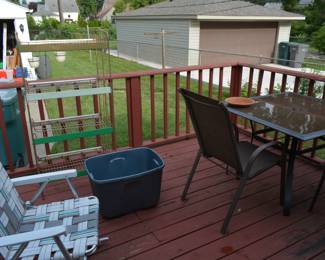 outdoor furniture, old wire store display rack
