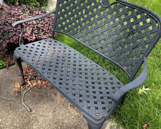 Heavy Metal Garden Bench