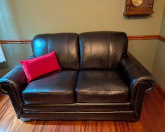 Leather Loveseat