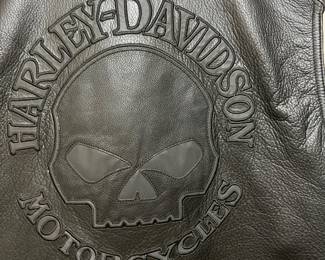 Back of Harley Vest