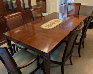 Ethan Allen Dining Table with Chairs