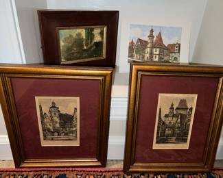 Assorted German City art