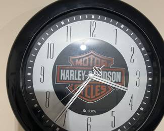Harley Davison Clock