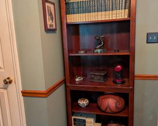 Wood Bookcase, World Book Encyclopedia 1960s