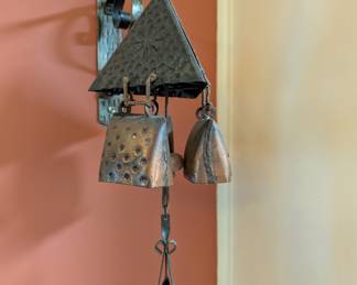 Hammered Brass House Bells