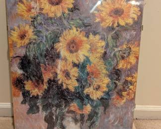 Sunflowers Art Print Framed