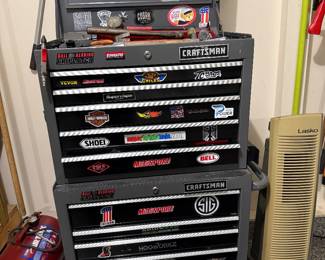 Craftsman toolbox with lots of tools