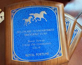 Delaware Standardbred Breeders Fund Royal Fortune Trophy