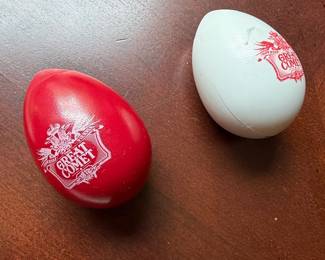 The Great Comet "Natasha" and "Pierre" Egg Shakers