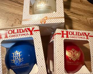Nicholas & Alexandra Imperial Family Christmas Ornaments