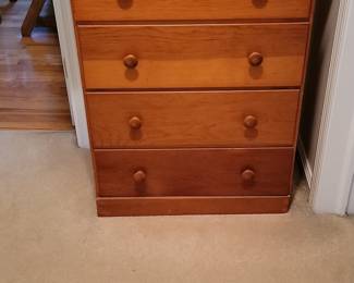 Vintage Solid Wood 5-Drawer Dresser