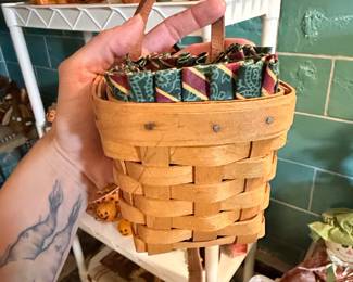 Longaberger "Chives" Basket