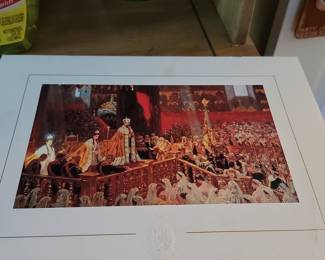 The Coronation of Tsar Nicholas II and Tsarina Alexandra Feodorovna by Henri Gervex