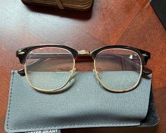 Foster Grant Clubmaster Style Eyeglasses with Case