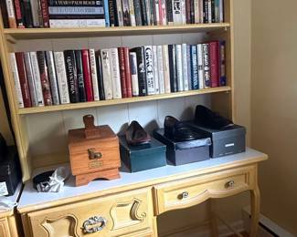 Vintage Henry Link French Provincial Desk and Hutch