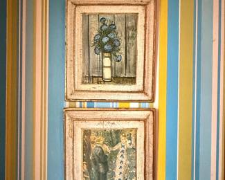 Vintage Framed Paintings (Pair)