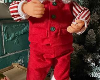Vintage Animated "Jingle Bell Rock" Santa Claus Christmas Decoration
