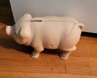 Vintage Cast Iron Piggy Bank