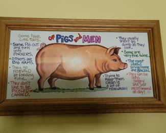 Of Pigs and Men Wall Art