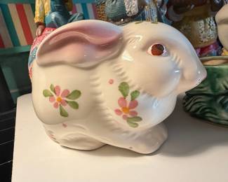 Vintage Avon Ceramic Bunny Planter