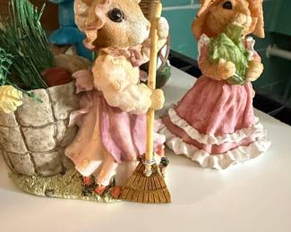 The Victorian Collection Easter Bunny Figurines