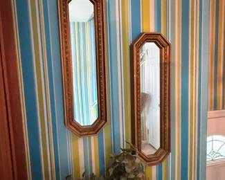 Vintage Homco Octagonal Mirrors (Set of 2)