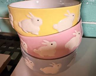 Threshold Easter Bunny Ceramic Bowls
