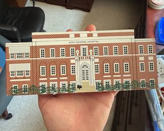 The Cat's Meow Village Kent General Hospital Commemorative Building Facade
