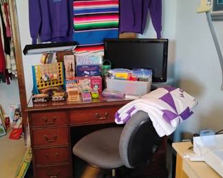 Desk, Chair