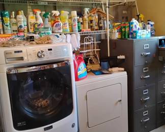 Washer, Dryer, Supplies