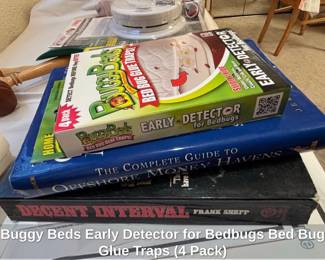 Buggy Beds Early Detector for Bedbugs Bed Bug Glue Traps Pack
