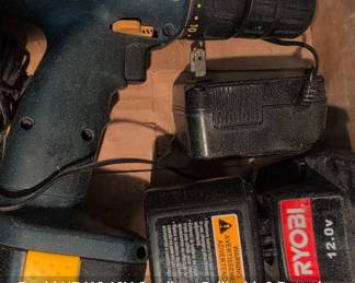 Ryobi HP V Cordless Drill with Batteries and Charger