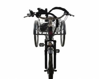 Viribus Adult Tricycle Speed Wheel Beach Cruiser Bike Trike for Men Women, Black