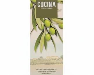 Cucina Fruits Passion Decorative Diffuser Set Olive Motif