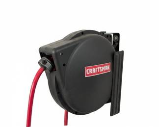 Craftsman PSI Air Compressor and Craftsman ft Retractable Air Hose Reel