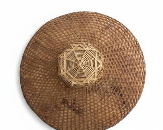 Woven Bamboo Conical Hat