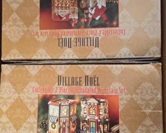 Village Nol Grandeur Nol Collectible Porcelain Illuminated Sets Dickens Keepsake Porcelain Lighted House second image