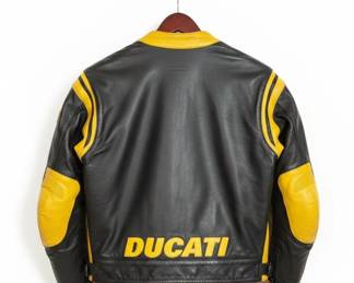 Vintage Ducati Dainese Leather Motorcycle Jacket third image