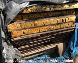 Stack of Construction Debris with Insulation second image
