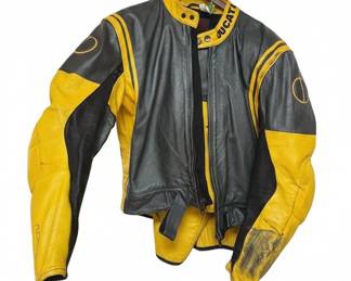 Vintage Ducati Dainese Leather Motorcycle Jacket