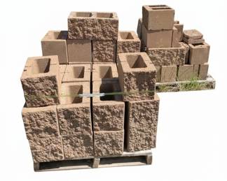 Textured Concrete Retaining Wall Blocks