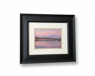 Mountain Landscape Framed Prints Set of Mt. Rainier and Denali Inspired second image