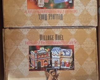 Village Nol Grandeur Nol Collectible Porcelain Illuminated Sets Dickens Keepsake Porcelain Lighted House third image