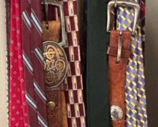 Mens Belts and Ties with Organizer Rack second image