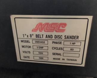 MSG x Belt and Disc Sander second image