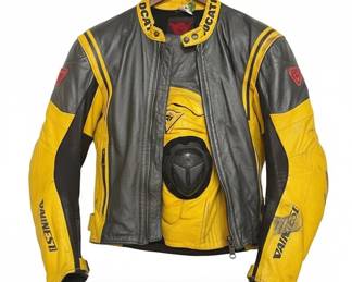 Vintage Ducati Dainese Leather Motorcycle Jacket second image