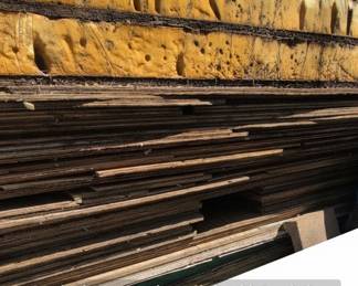Stack of Construction Debris with Insulation